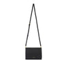 Gianna - Recycled Vegan Crossbody Bag - Black Pebbled
