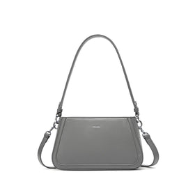 Eleanor - Recycled Vegan Shoulder Bag - Grey