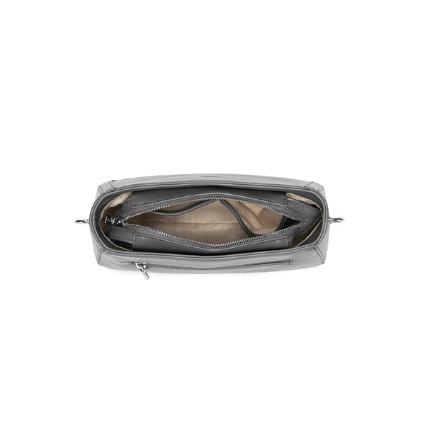 Eleanor - Recycled Vegan Shoulder Bag - Grey