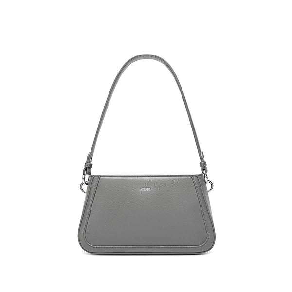 Eleanor - Recycled Vegan Shoulder Bag - Grey