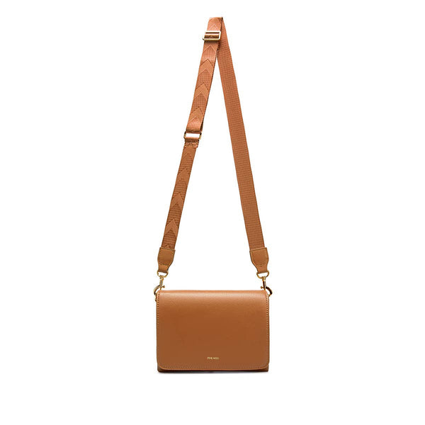 Gianna - Recycled Vegan Crossbody Bag - Mustard