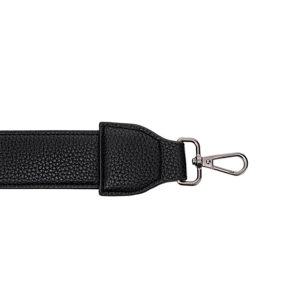 Amara - Recycled Vegan Weekender Bag - Black Pebbled