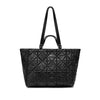 Brenda - Recycled Quilted Nylon Tote - Black Quilted
