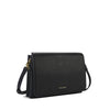 Gianna - Recycled Vegan Crossbody Bag - Black Pebbled