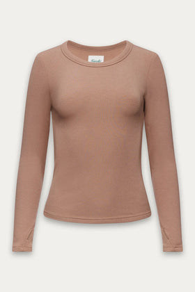 Plush Rib Long Sleeve