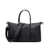 Amara - Recycled Vegan Weekender Bag - Black Pebbled