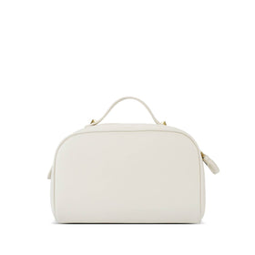Teagan - Recycled Vegan Toiletry Case - CoconutCream Pebbled