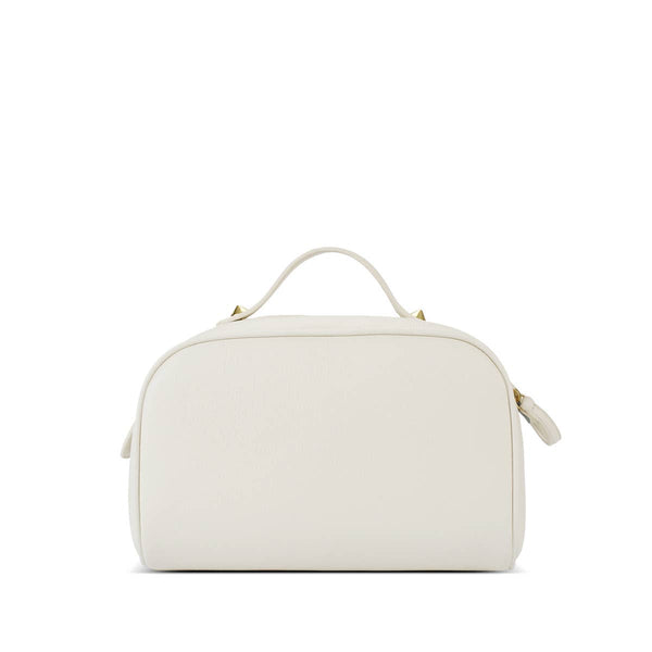 Teagan - Recycled Vegan Toiletry Case - CoconutCream Pebbled