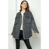 Cargo Pocket Wahed Denim Overshirt Jacket