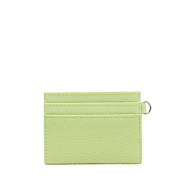 Alex - Recycled Vegan Card Holder - Lime Pebbled