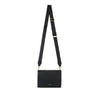 Gianna - Recycled Vegan Crossbody Bag - Black Pebbled
