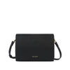 Gianna - Recycled Vegan Crossbody Bag - Black Pebbled