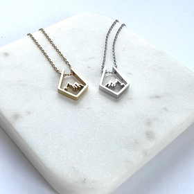Rhombus Mountain Necklace