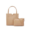 Alicia II - Recycled Vegan Tote Bag - Sand