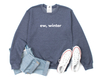 Ew, winter Cozy Crew Neck Sweater