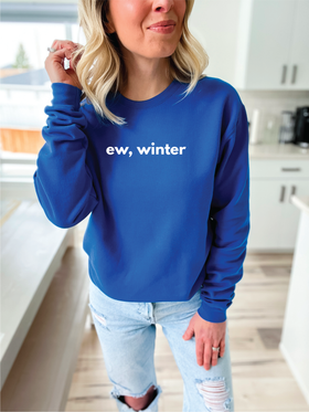 Ew, winter Cozy Crew Neck Sweater