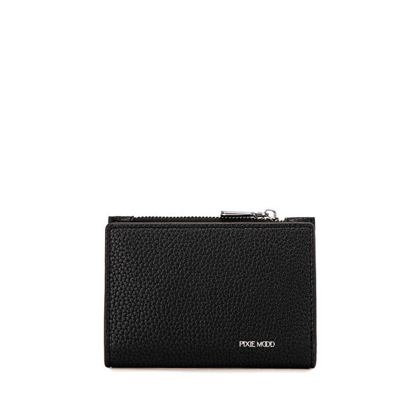 Aiko - Recycled Vegan Wallet - Black Pebbled