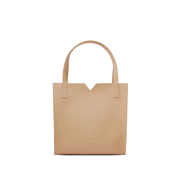 Alicia II - Recycled Vegan Tote Bag - Sand
