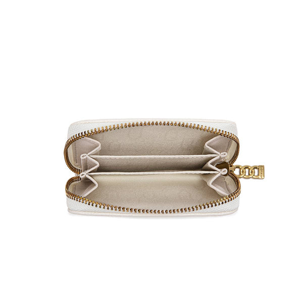 Kimi - Recycled Vegan Card Wallet - CoconutCream Pebbled