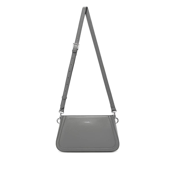Eleanor - Recycled Vegan Shoulder Bag - Grey