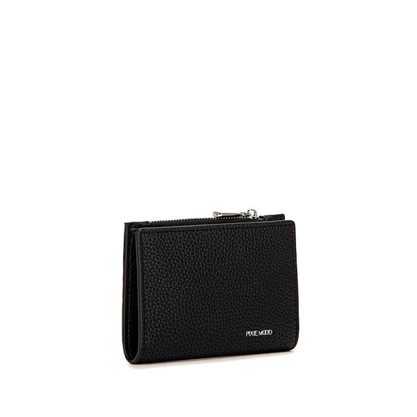 Aiko - Recycled Vegan Wallet - Black Pebbled