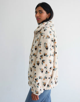 Floral Sherpa Jacket