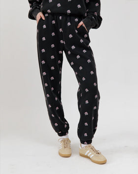 All Over Flower Oversized Jogger
