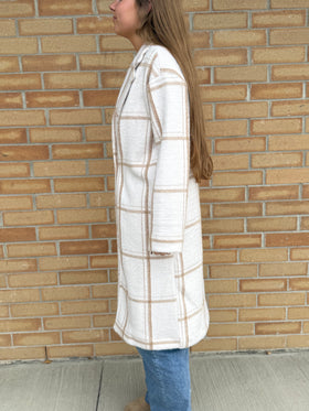 Longline Soft Sweater Coat