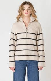Half-Zip Longline Sweater