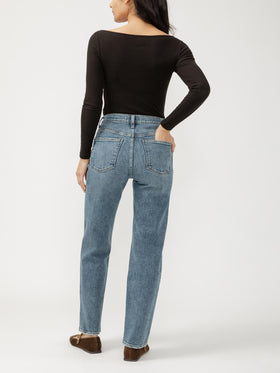 Highly Desirable High Rise Straight Leg Jeans