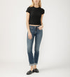 Suki Mid Rise Straight Leg Luxe Stretch Jeans ISLE
