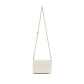 Gianna - Recycled Vegan Crossbody Bag - CoconutCream Pebbled