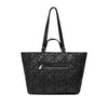 Brenda - Recycled Quilted Nylon Tote - Black Quilted