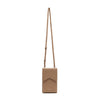 Karla - Recycled Vegan Phone Crossbody Bag - Latte Pebbled