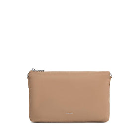 Drea - Recycled Nylon Pouches Set - Latte Nylon