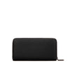 Mae - Recycled Vegan Zip Wallet - Black Pebbled