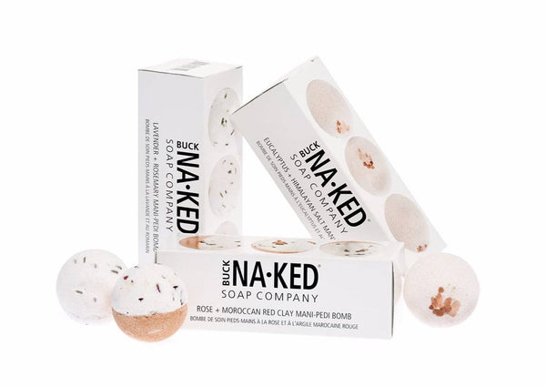 Rose + Moroccan Red Clay Mani/Pedi Bomb