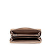 Mae - Recycled Vegan Zip Wallet - Latte Pebbled