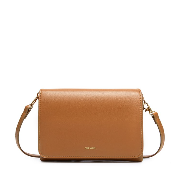 Gianna - Recycled Vegan Crossbody Bag - Mustard