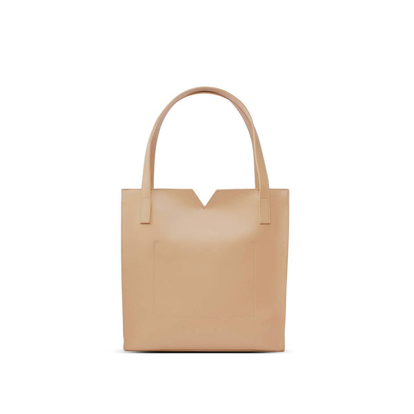 Alicia II - Recycled Vegan Tote Bag - Sand
