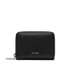 Kimi - Recycled Vegan Card Wallet - Black Pebbled