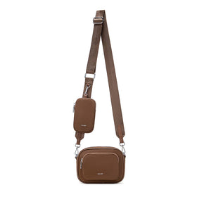 Daisy - Recycled Nylon Crossbody - Espresso Nylon