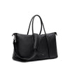 Amara - Recycled Vegan Weekender Bag - Black Pebbled