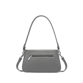 Eleanor - Recycled Vegan Shoulder Bag - Grey