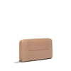 Mae - Recycled Vegan Zip Wallet - Latte Pebbled