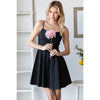 SLEEVELESS SKATER DENIM DRESS