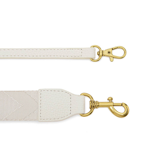 Gianna - Recycled Vegan Crossbody Bag - CoconutCream Pebbled