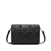 Gianna - Recycled Vegan Crossbody Bag - Black Quilted