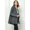 Cargo Pocket Wahed Denim Overshirt Jacket
