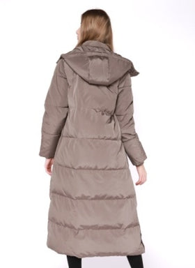 Quilted Longline Coat